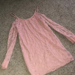 Xhilaration Cold Shoulder Patterned Dress